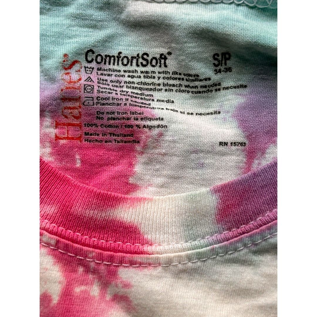 Hanes Tie Dye T-shirt - Hanes Comfortsoft - Small 34-36 Size S / US 4 / IT 40 - 3 Thumbnail