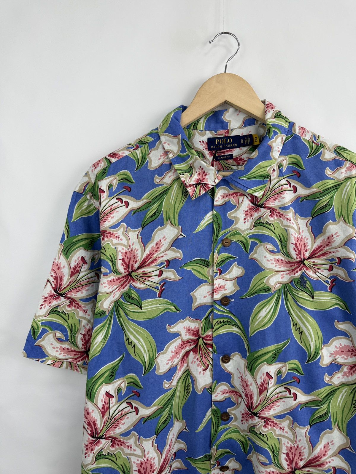 Polo Ralph Lauren 🇺🇸 Polo Ralph Lauren Floral Hawaiian Classic Fit Shirt Y2K Size US XL / EU 56 / 4 - 3 Thumbnail