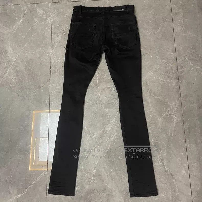 Amiri Amiri Black tattered big destruction pants Size US 30 / EU 46 - 2 Thumbnail