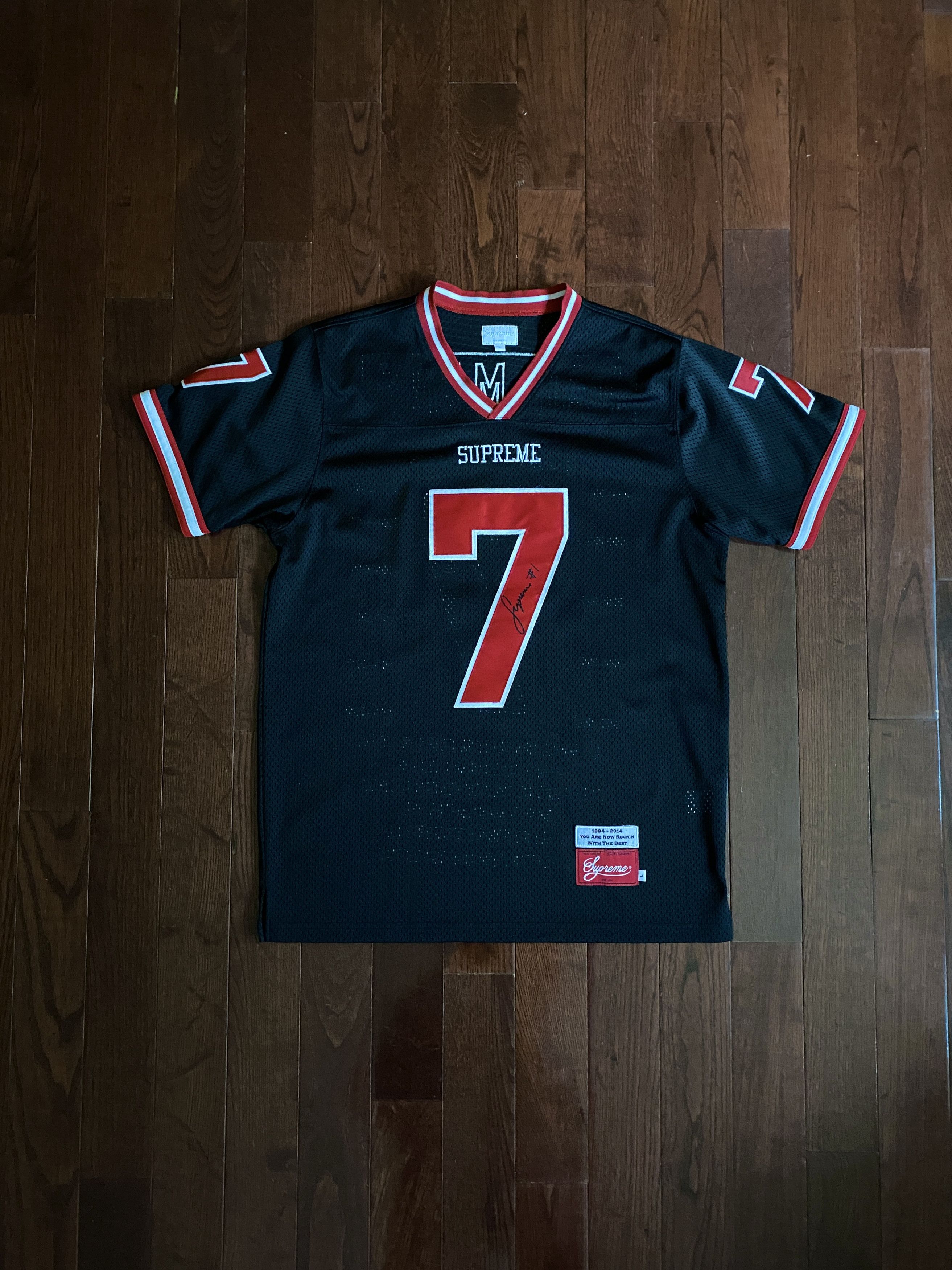 Supreme Hail Mary Jersey | Grailed