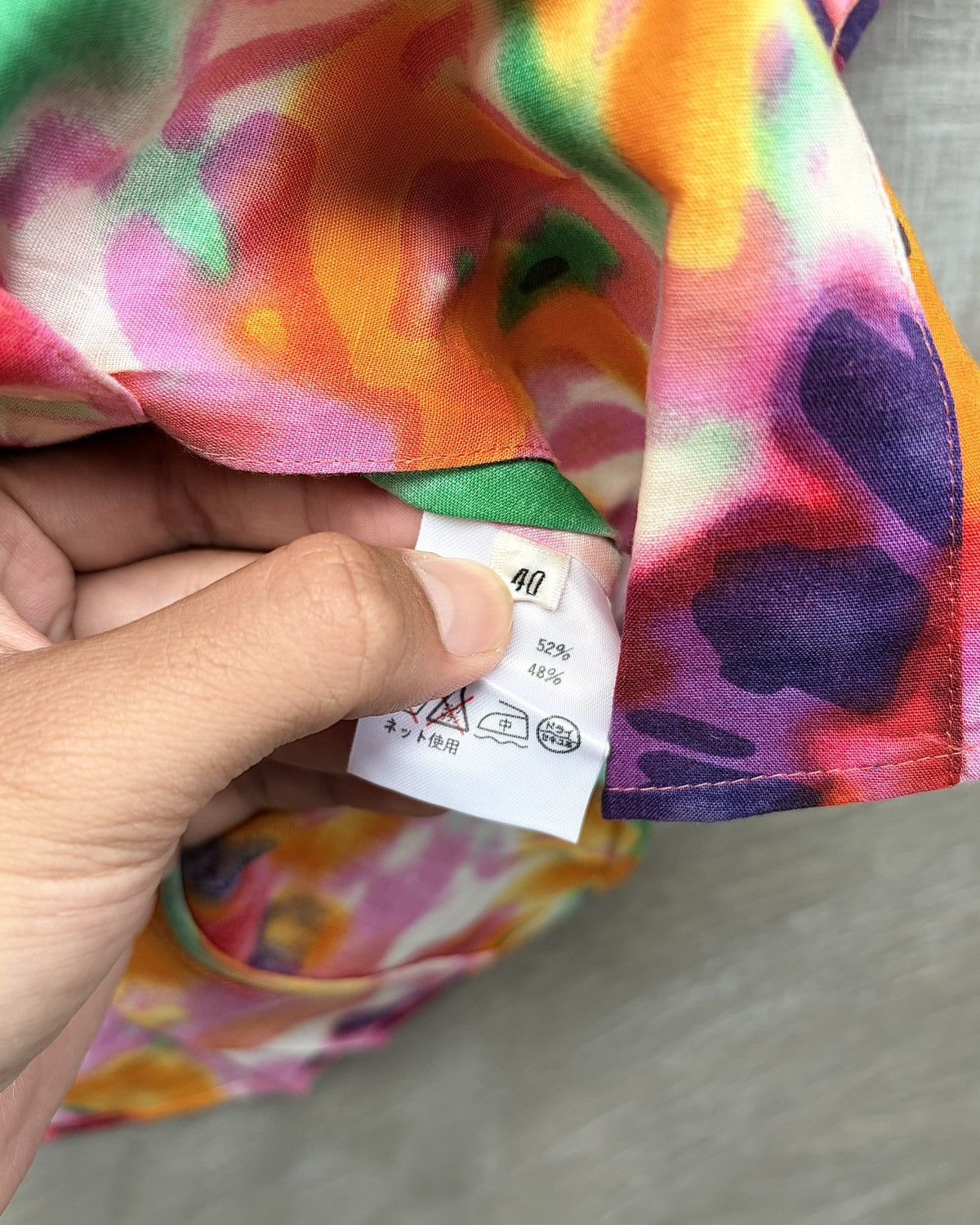 Louis Feraud Feraud Abstract Button Up Shirt Size S / US 4 / IT 40 - 5 Thumbnail