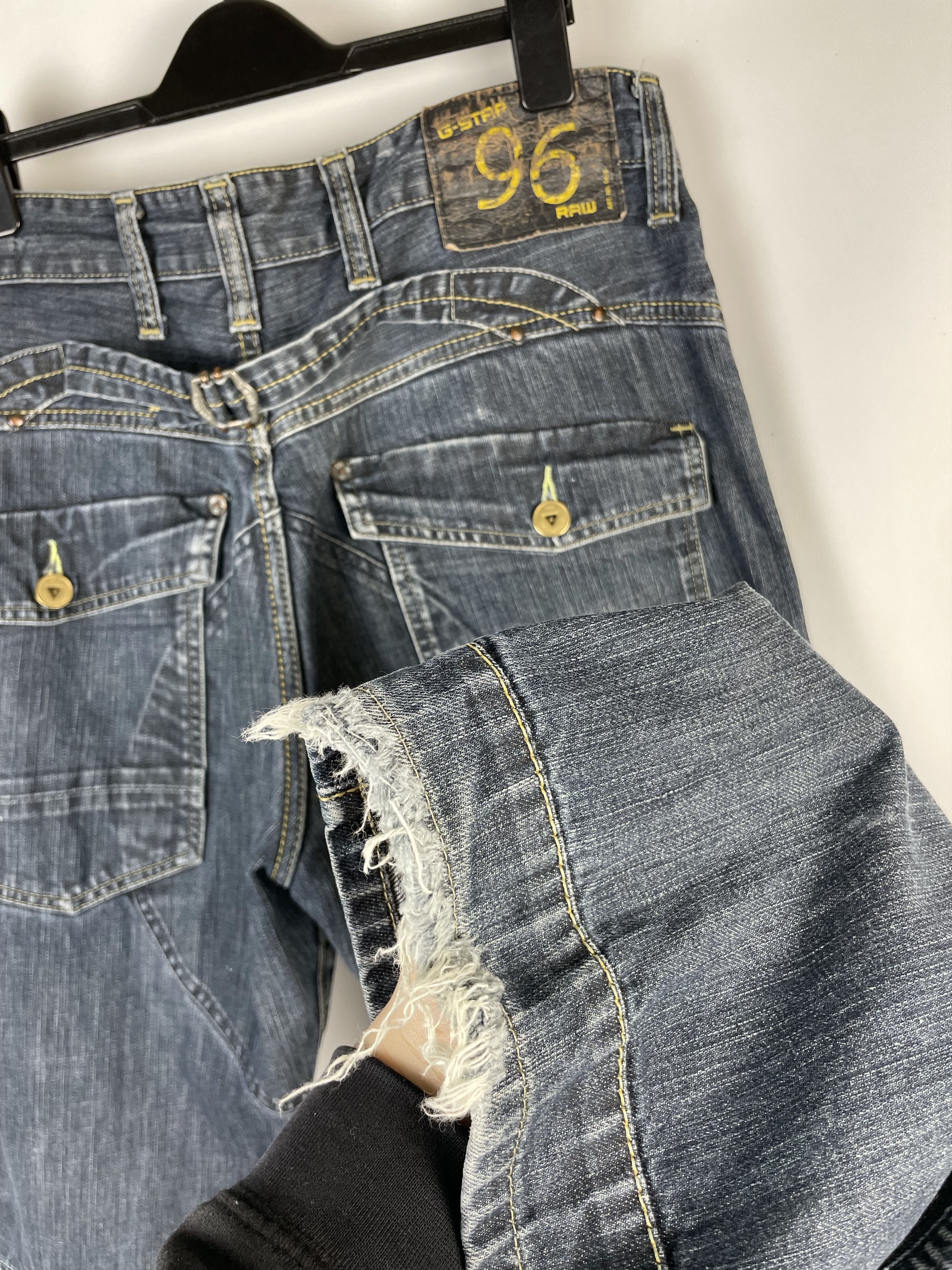 G-Star Vintage G-Star Raw 96 Pants Double Knee Jeans Size US 36 / EU 52 - 11 Thumbnail