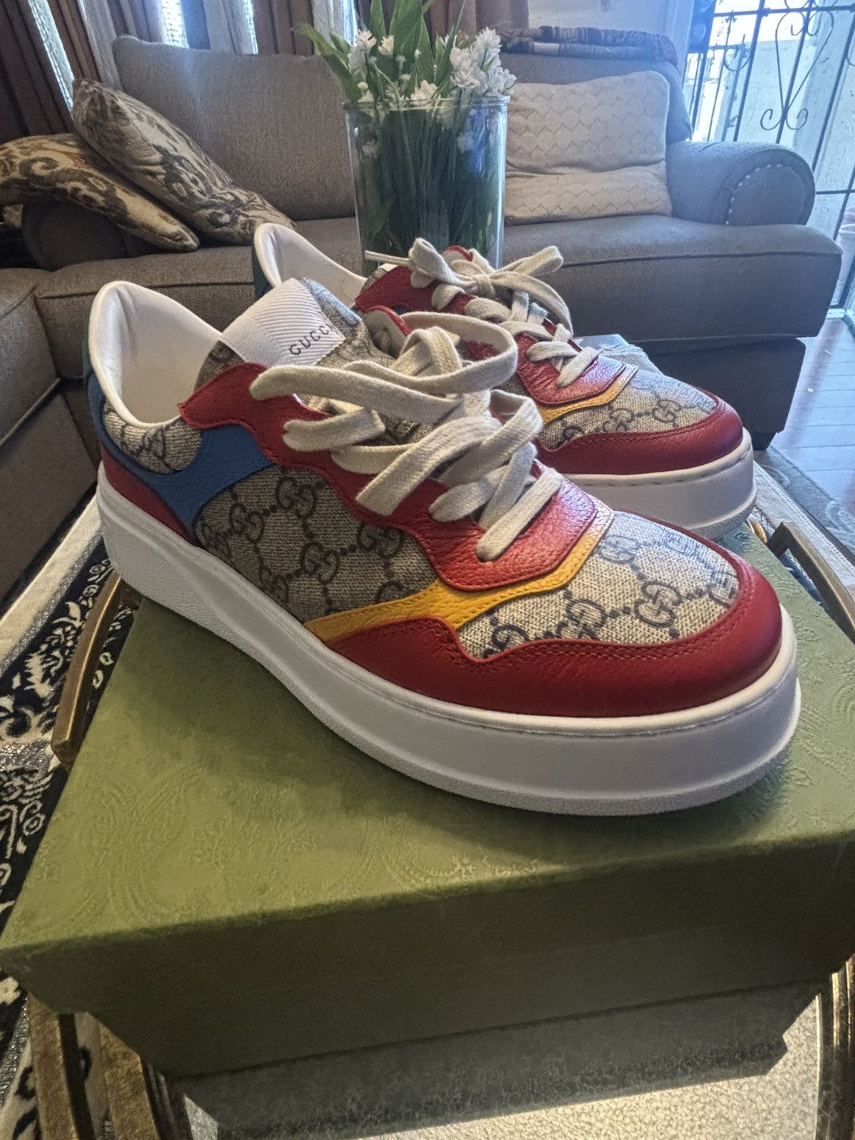 Gucci Gucci GG Supreme ,Multicolor Sneakers Size 8.5 Size US 8.5 / EU 41-42 - 7 Thumbnail