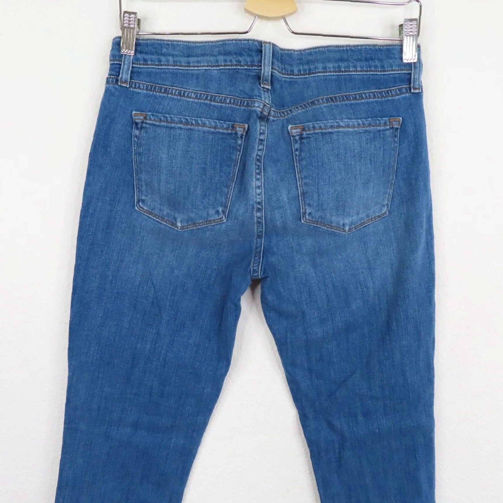 J Brand J Brand Jeans Ellis Echo Blue Wash Denim Straight Leg 27 Womens Cotton Blend 5-Pocket Stretch Regular Vintage No Size 27" / US 4 / IT 40 - 4 Thumbnail