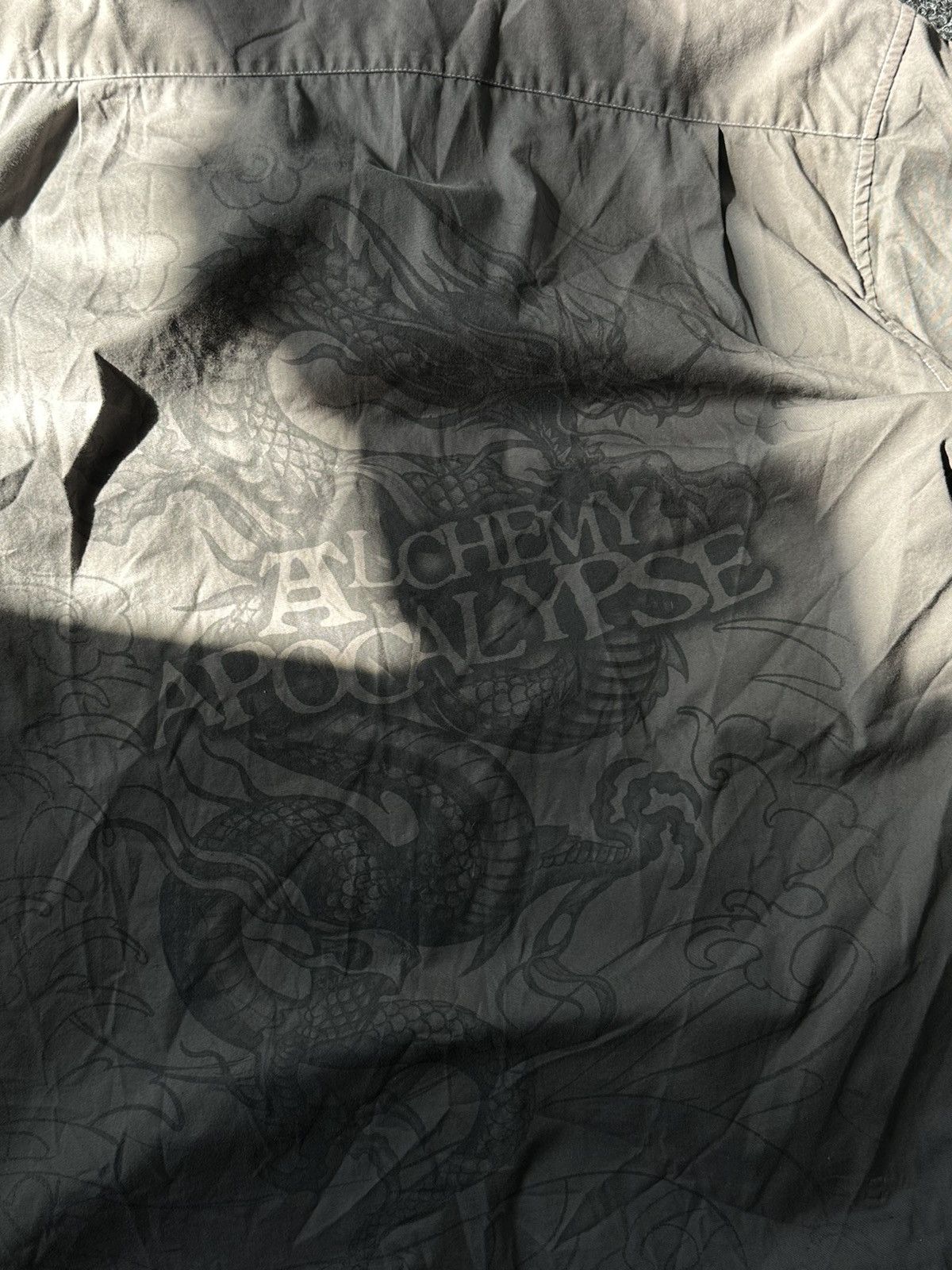 Japanese Brand × Vintage Vintage Y2K ALCHEMY APOCALYPSE style Button-up Shirt Size US L / EU 52-54 / 3 - 7 Thumbnail