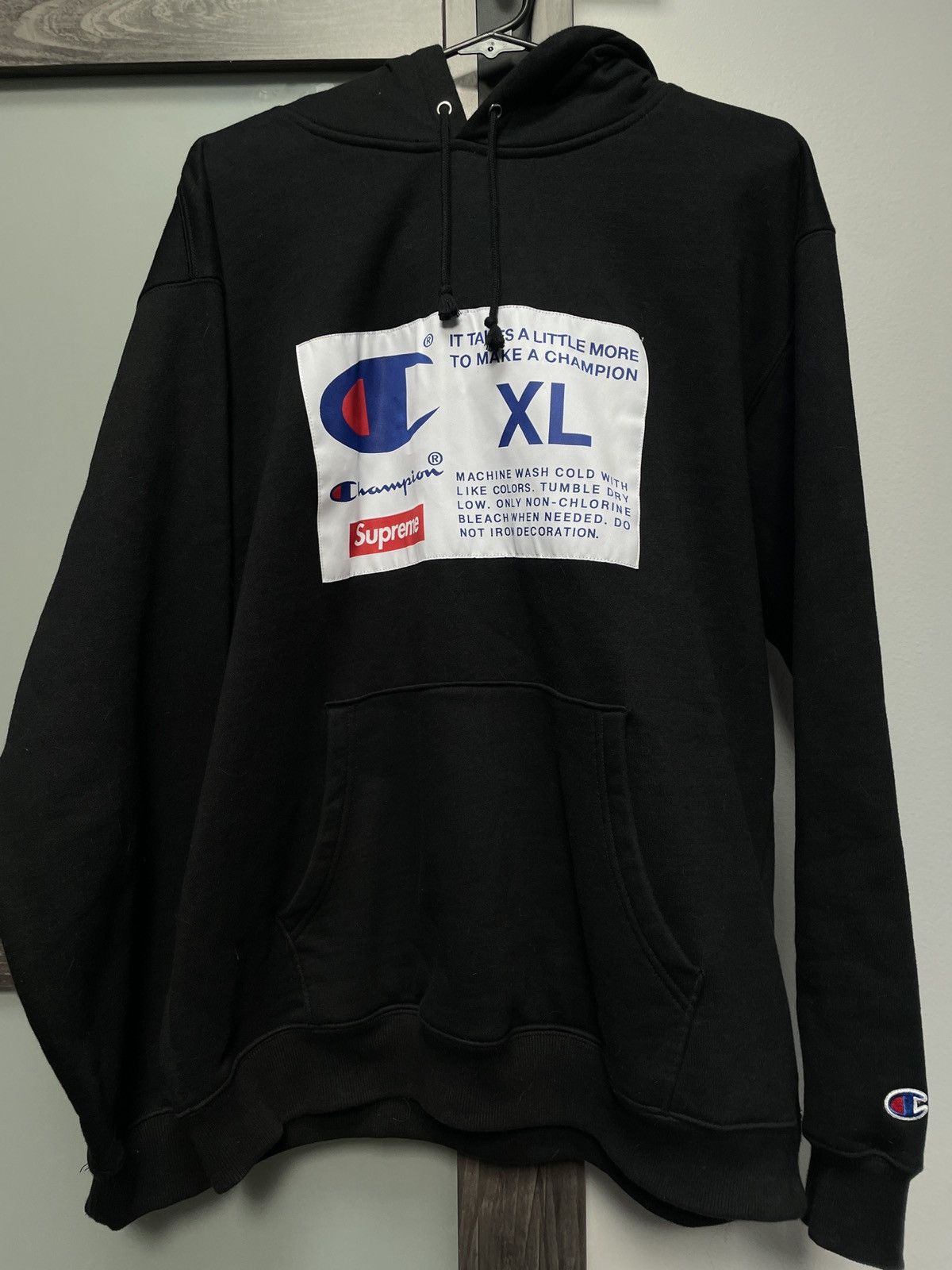 トップス Supreme/Champion Label Hooded Sweatshirt Supreme Champion Label Hooded Sweatshirt Yellow - FW18 - US