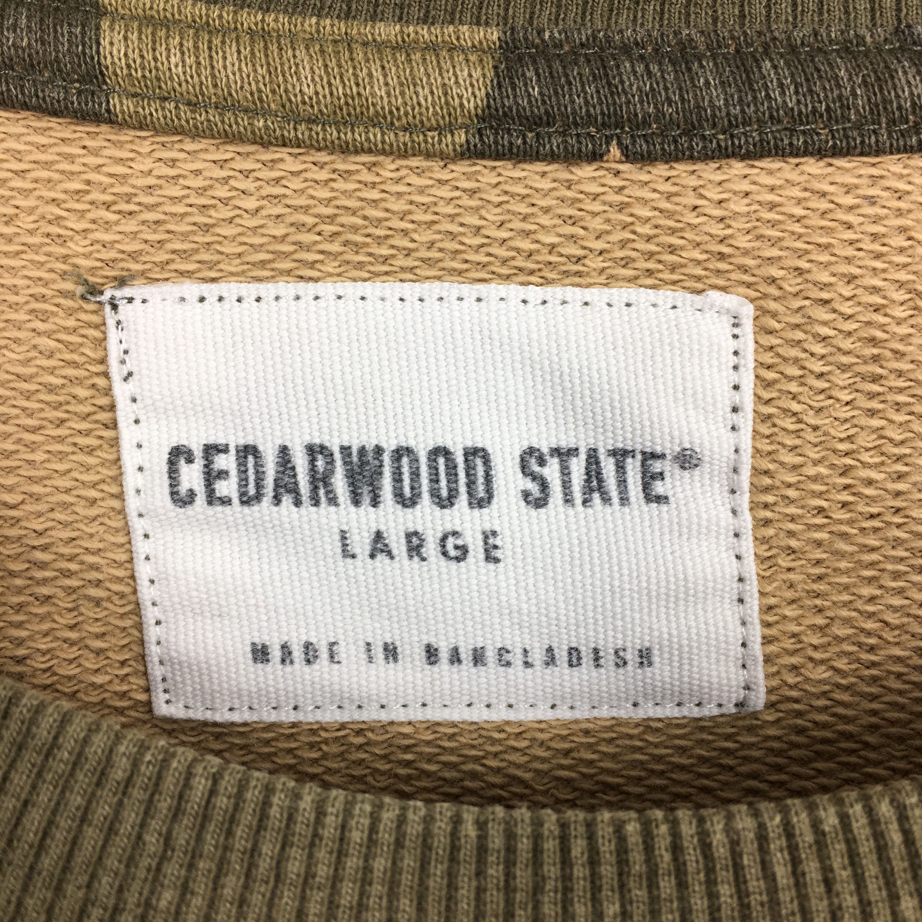 Cedarwood State Vintage Cedarwood State Camouflage Sweatshirt Large Size US L / EU 52-54 / 3 - 4 Thumbnail