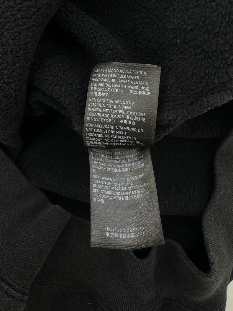 Balenciaga Balenciaga Black Eco Logo Sweatshirt Size US S / EU 44-46 / 1 - 8 Thumbnail