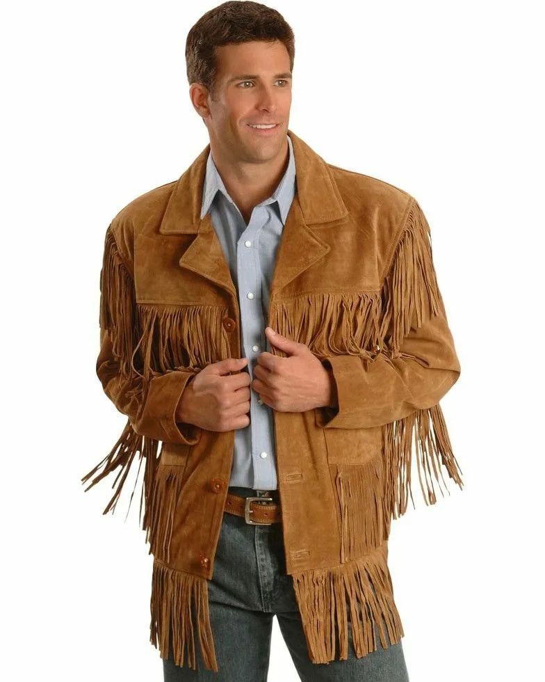 Other Vintage Deer Wear leather fringed cowboy western native USA Size US L / EU 52-54 / 3 - 1 Thumbnail