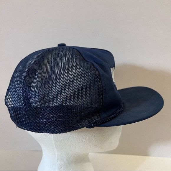 Vintage Vintage Ace Hardware Mesh Trucker Snapback Hat Blue Rope Ret Size ONE SIZE - 4 Thumbnail