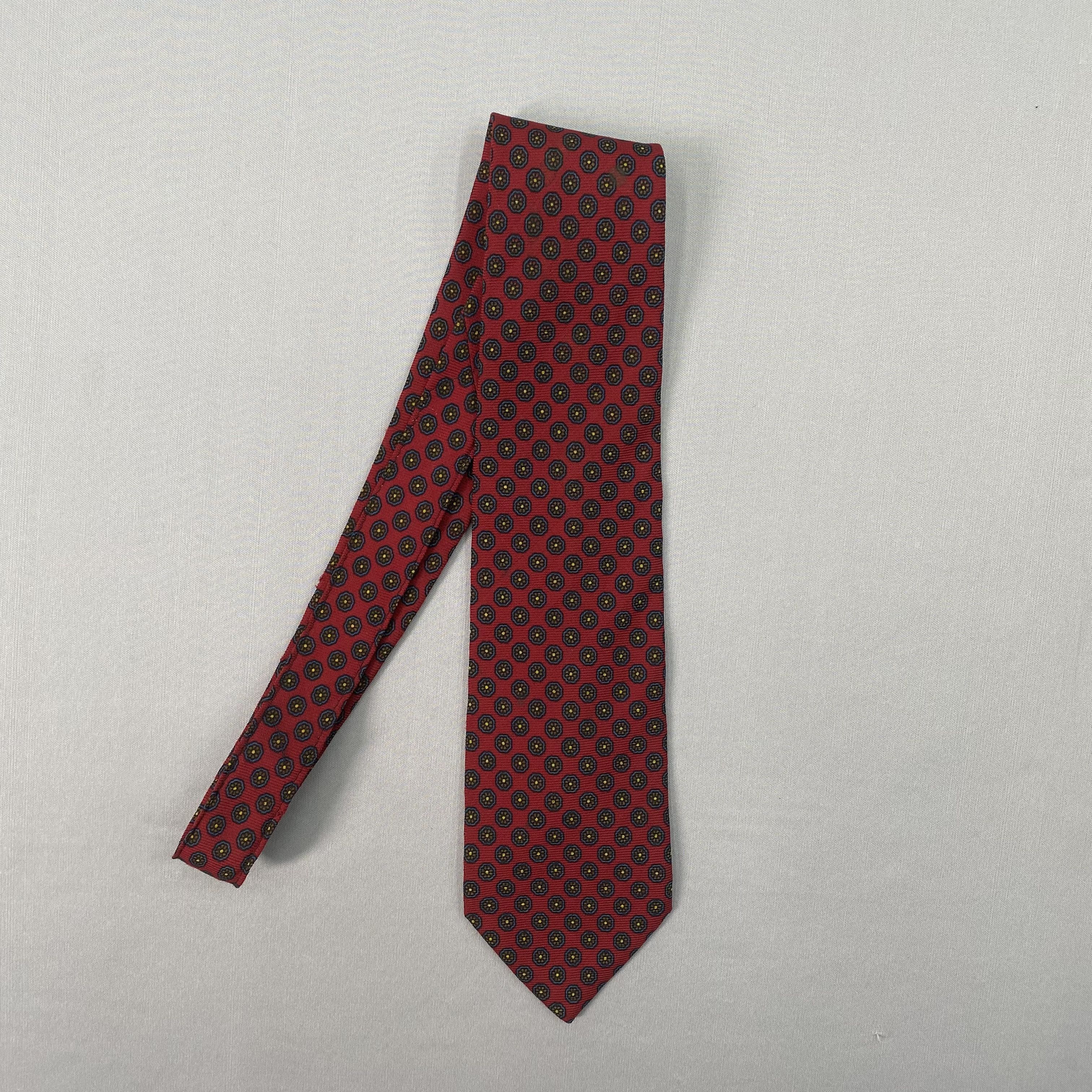 Liberty Vintage Liberty SILK Necktie Cravate Pure Silk Size ONE SIZE - 4 Thumbnail