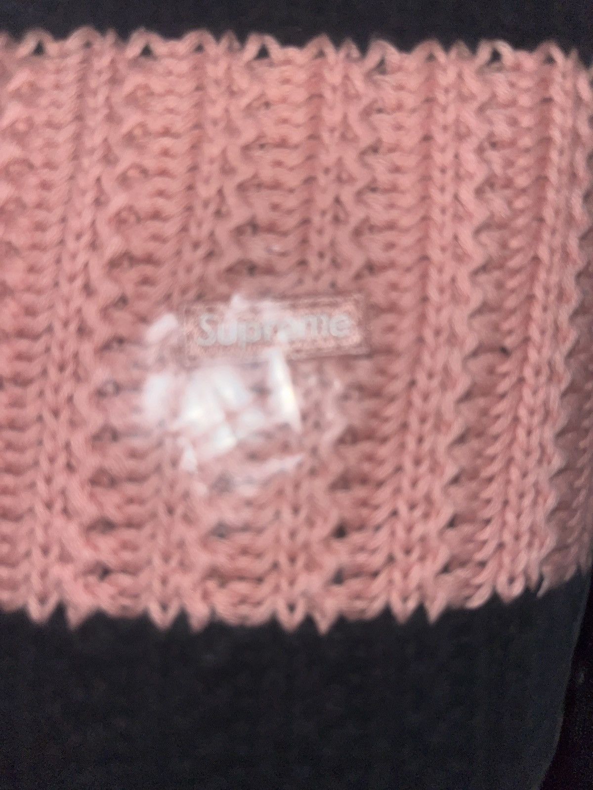 Supreme Loose Gauge Stripe small box knit 🩷🖤 Size US M / EU 48-50 / 2 - 4 Thumbnail