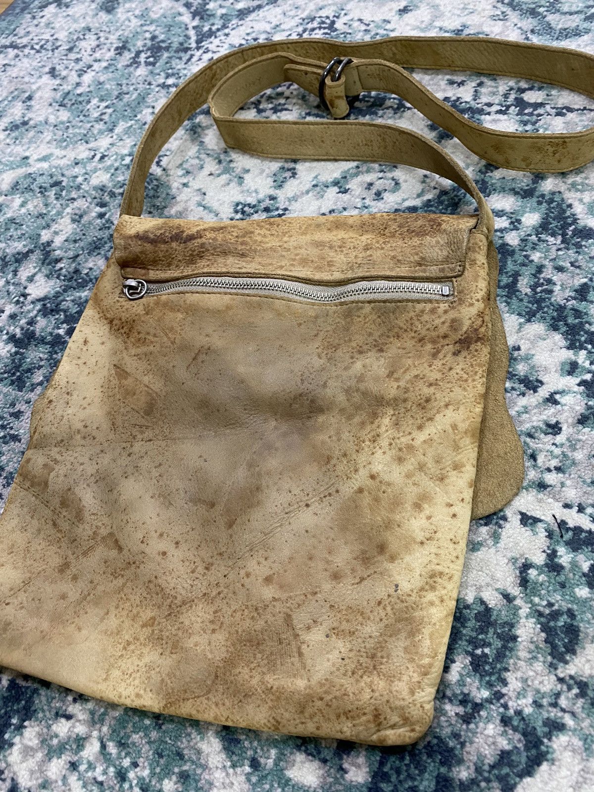 Jean Paul Gaultier Jean Paul Gaultier Raw Calf Leather Crossbody Bag Size ONE SIZE - 16 Thumbnail