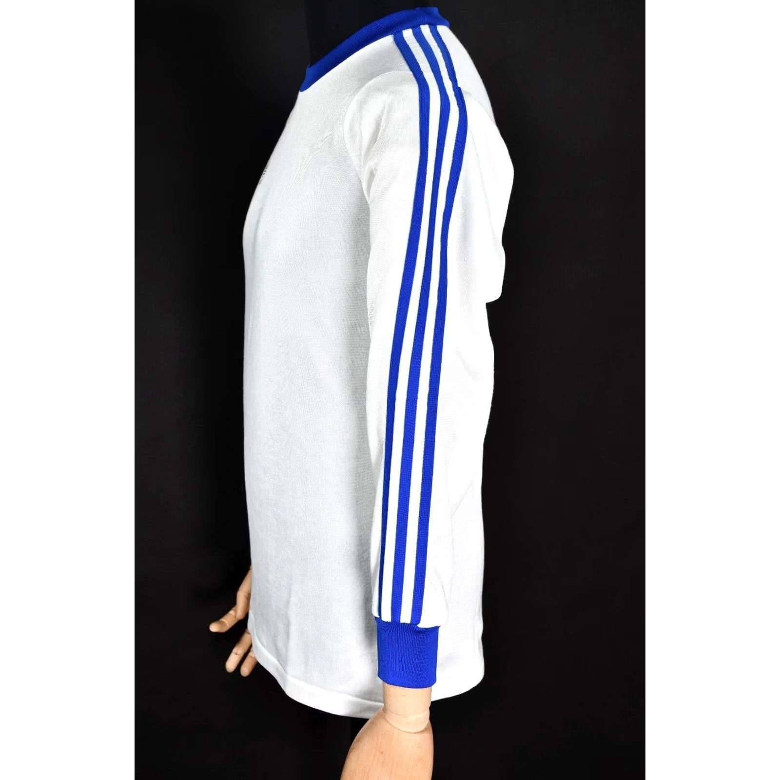 Adidas VINTAGE adidas West Germany Shirt Mens M White Jersey Regular Crew Neck Long Sleeve 50% Polyester 50% Cotton 50% Poly 100% Genuine New Without Tag Size US M / EU 48-50 / 2 - 4 Thumbnail