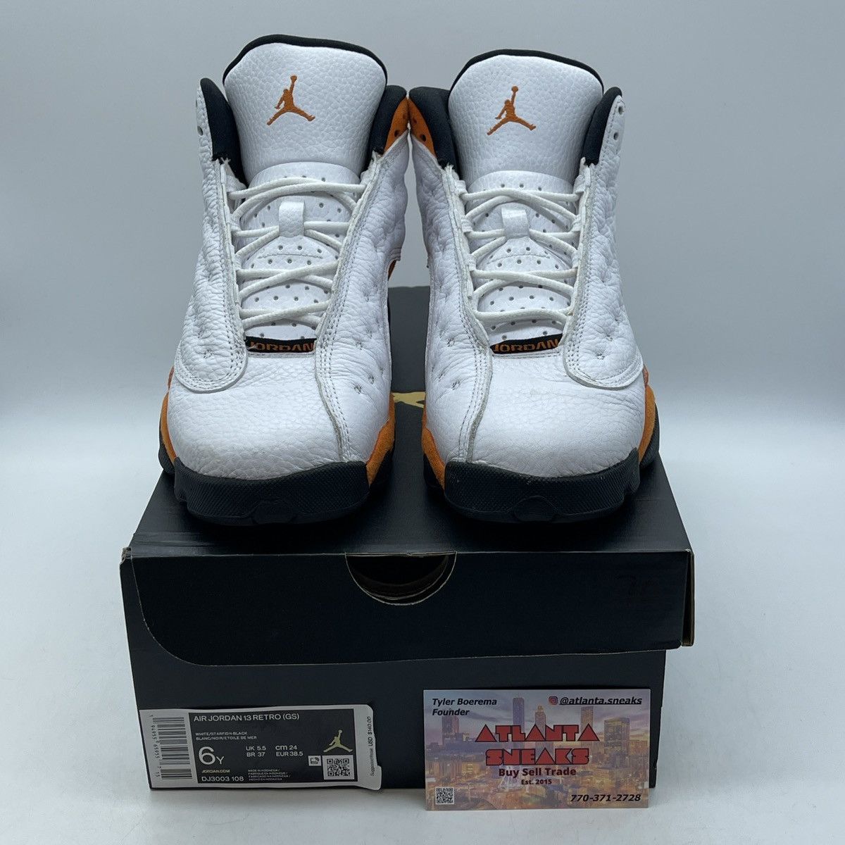 Jordan Brand Air Jordan 13 starfish Size US 6 / EU 39 - 2 Thumbnail