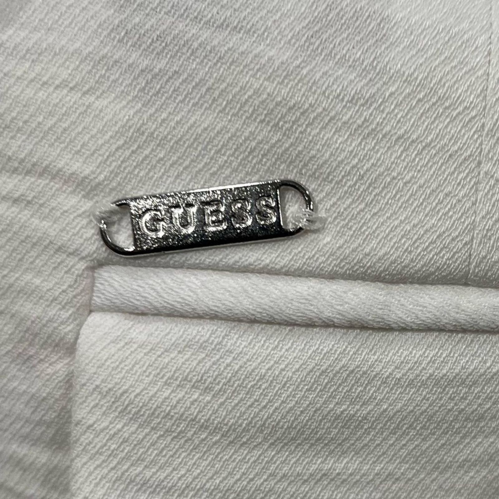 Guess NWOT Guess Womens White Long Line Blazer Jacket Size XS Size XS / US 0-2 / IT 36-38 - 6 Thumbnail