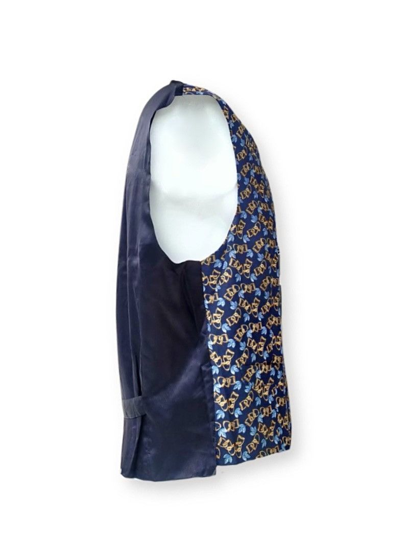 Celine CELINE Homme Silk Vest Waistcoat Blazon Triomphe-style Chain Size US L / EU 52-54 / 3 - 3 Thumbnail