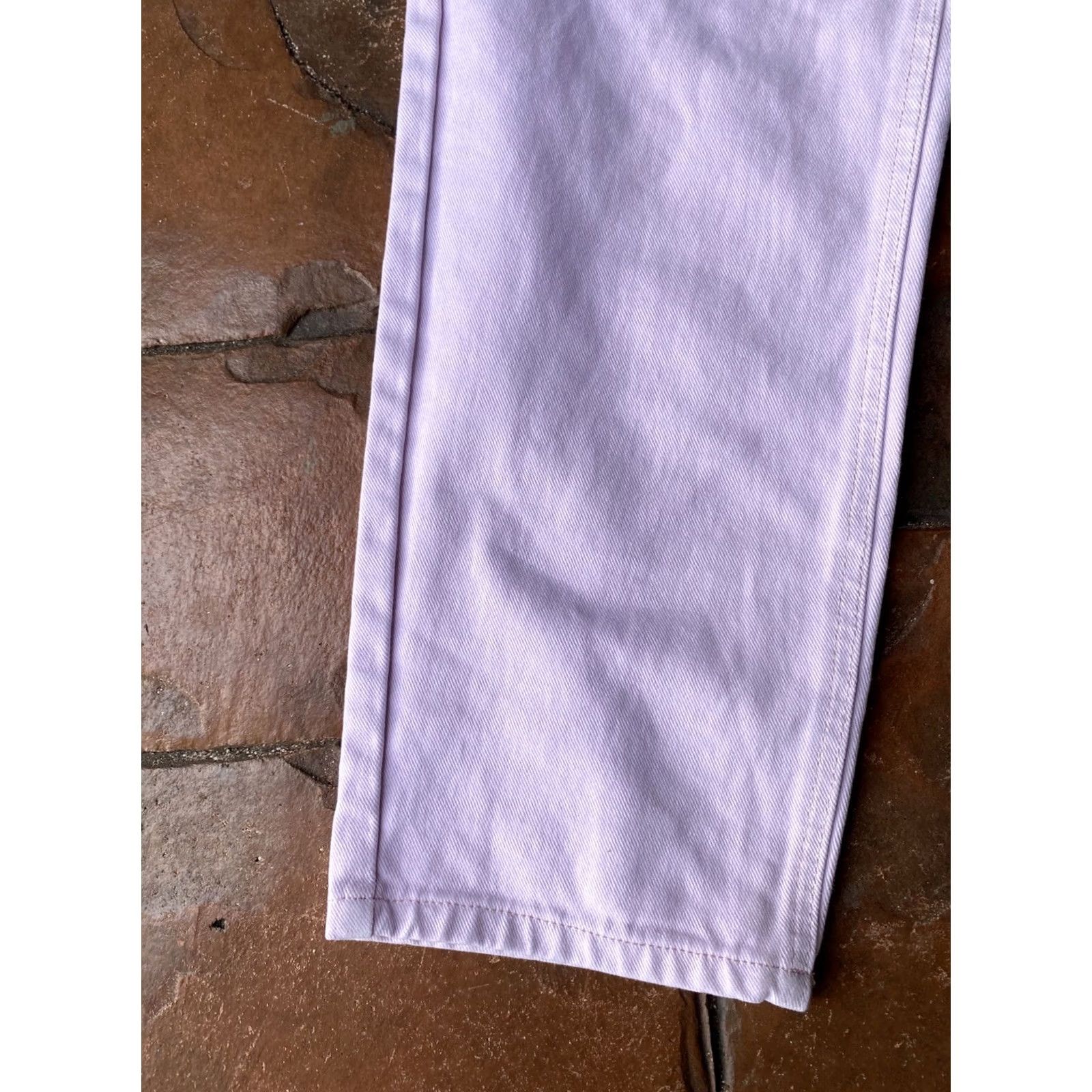 Self-Portrait Self-Portrait Jeans Pants Straight Leg Jewels Women 28x28 Pink Size 28" / US 6 / IT 42 - 6 Thumbnail