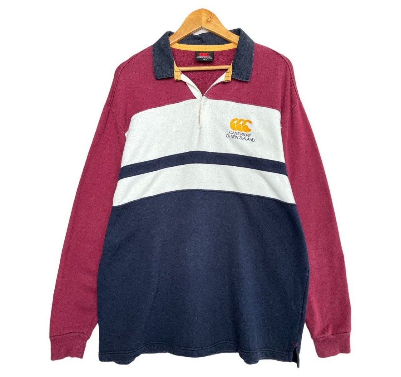 Canterbury of New Zealand Vintage 90s Centerbury Of New Zealand Polo Rugby Size XL Size US XL / EU 56 / 4 - 1 Thumbnail