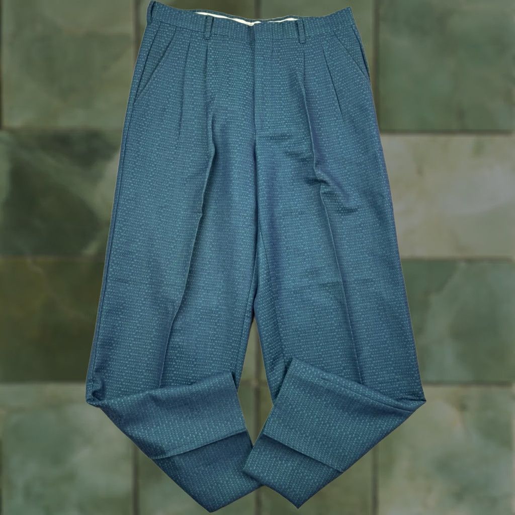 Vintage VINTAGE Public Notices Dress Pants Men 29x28 Green USA 70s 80s Hipster Hippie Preppy 29 Regular Inseam 28 Zip Men's Pants Dress Clothing Size US 29 - 1 Thumbnail