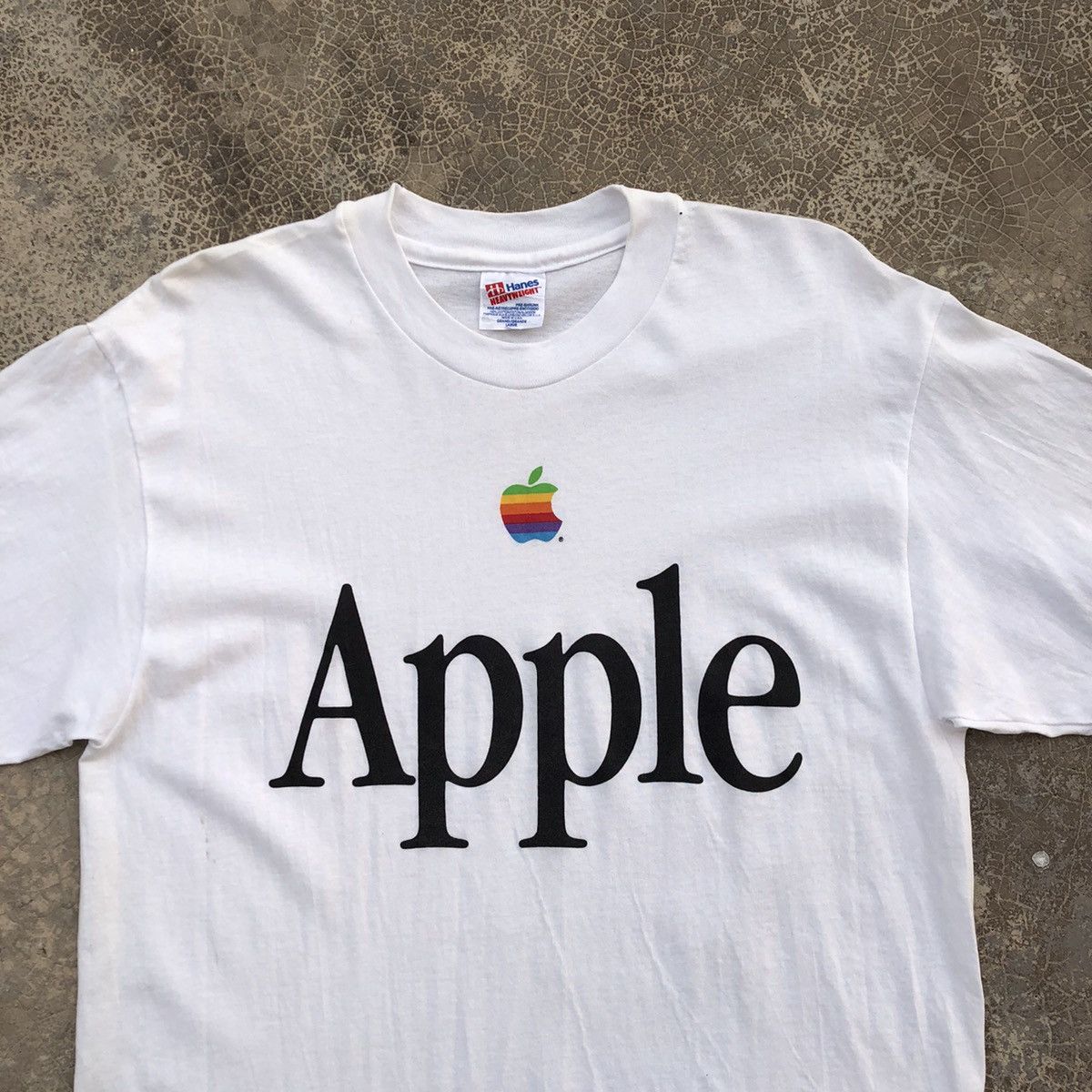 Apple × Vintage APPLE Mackintosh OG Logo T-Shirt Size US L / EU 52-54 / 3 - 2 Thumbnail