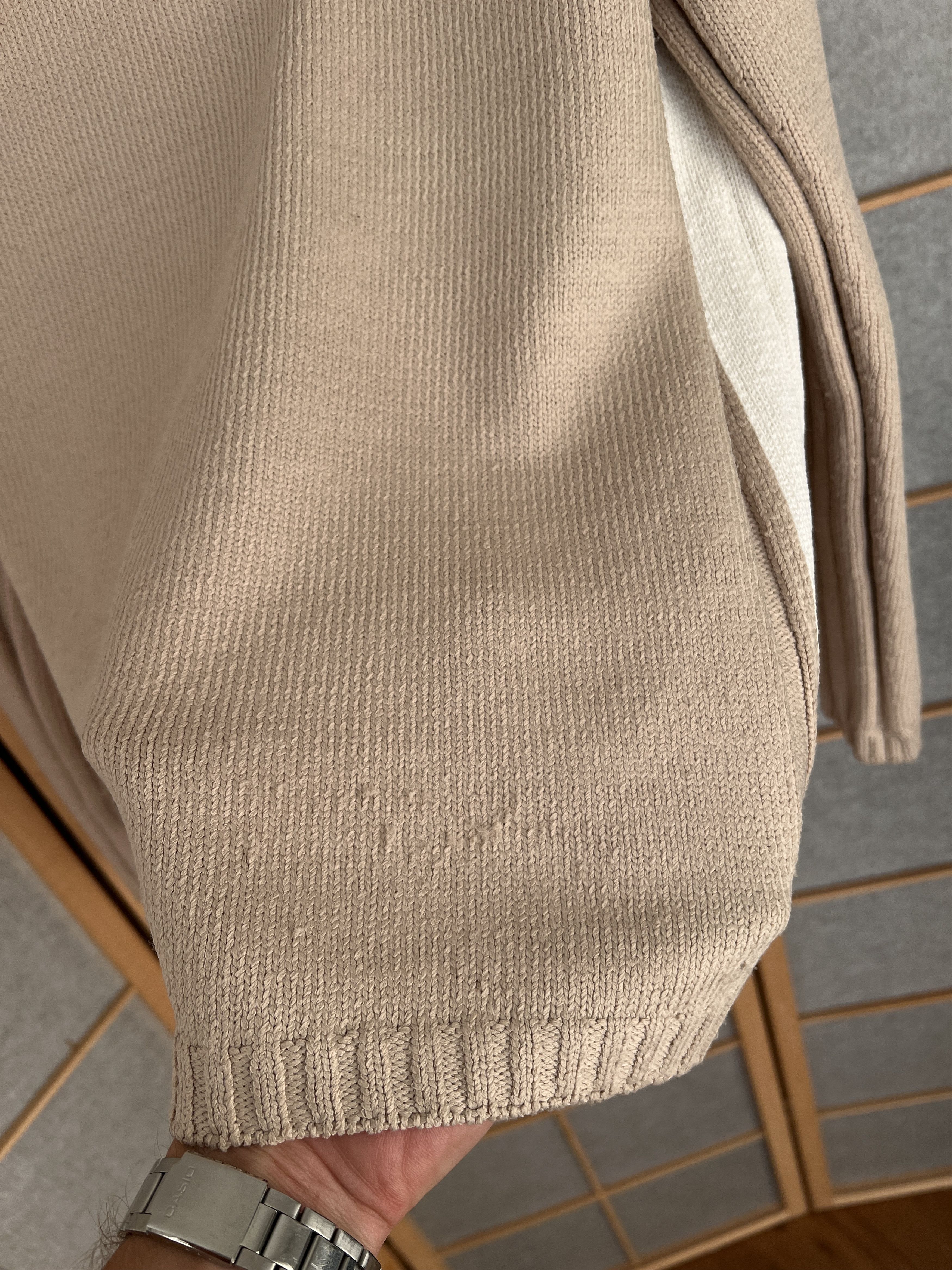 Massimo Osti 2000s VINTAGE STONE ISLAND KNIT SWEATER RARE Size US L / EU 52-54 / 3 - 24 Thumbnail