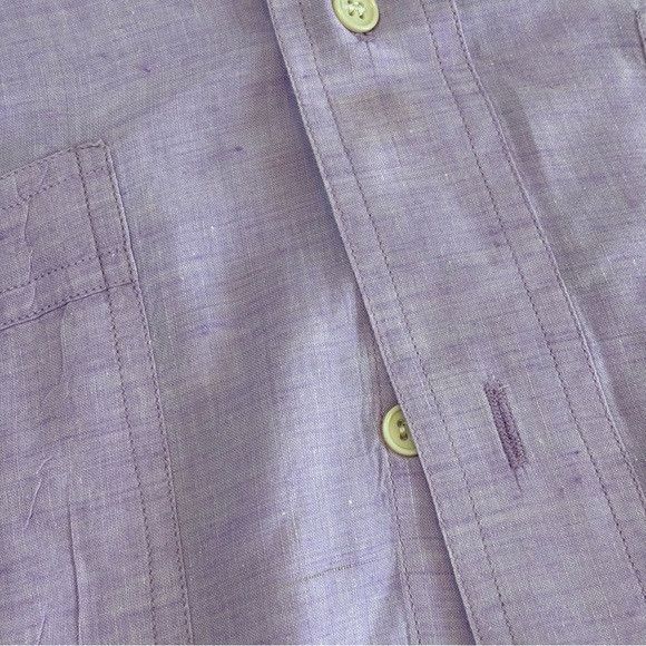 Hathaway Golf HATHAWAY Vintage Madras shirt short sleeve Lavander size XL Size US XL / EU 56 / 4 - 7 Thumbnail