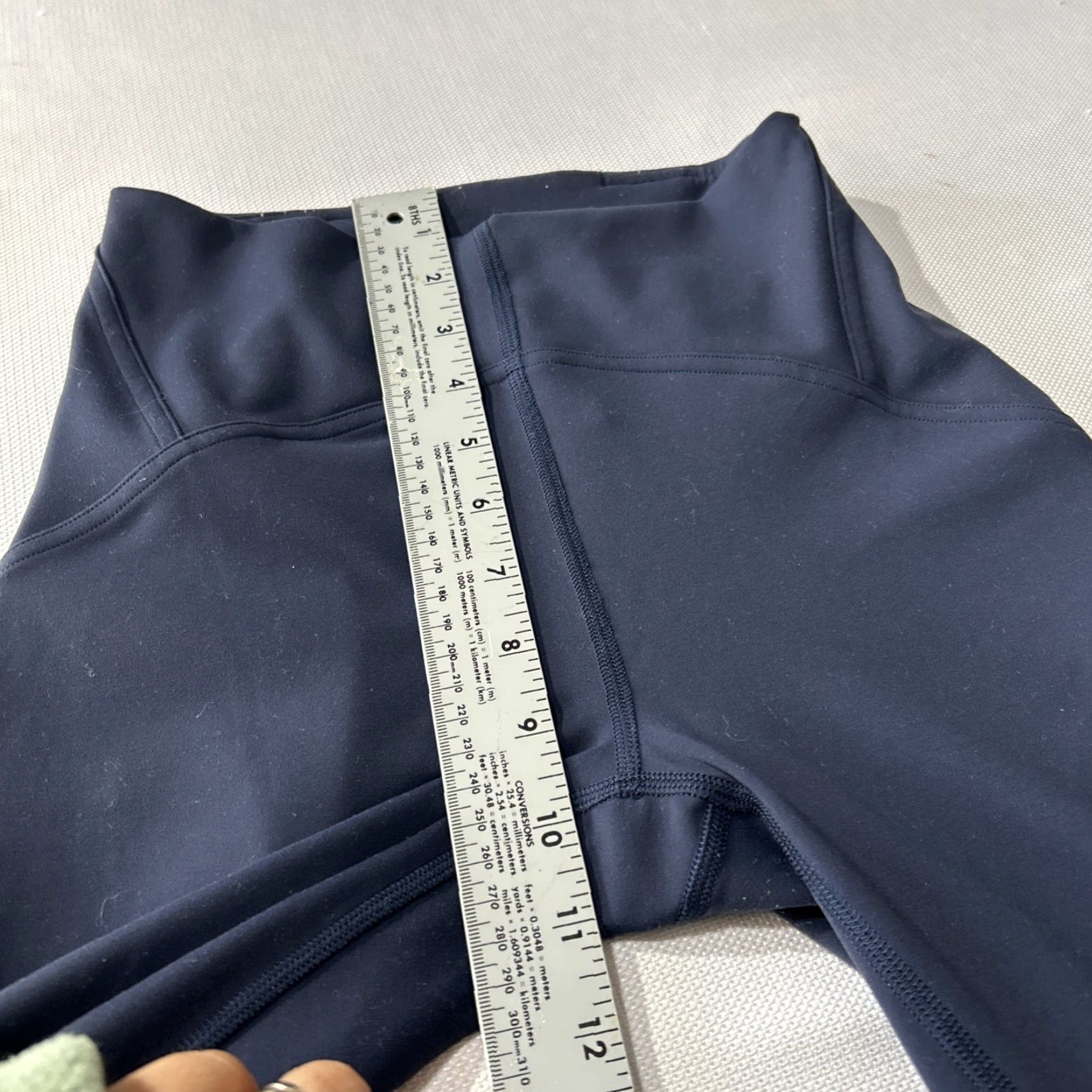 Lululemon Lululemon Instill High Rise Tight Leggings Womens Size 4 LW5DJTS blue leggings compression pockets athletic yoga skinny pants Size 27" / US 4 / IT 40 - 6 Thumbnail