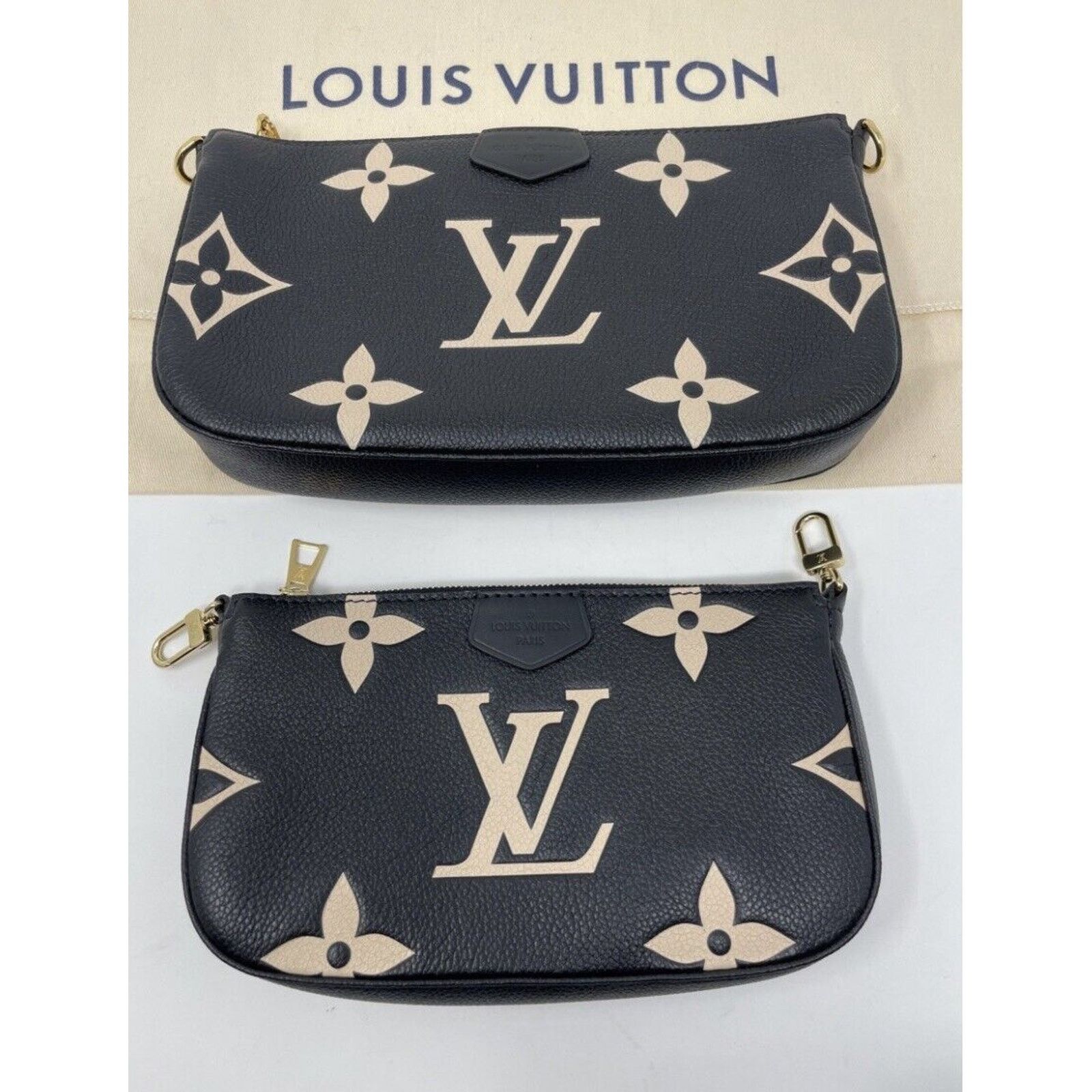 Louis Vuitton Louis Vuitton M45777 Black/Beige MULTI POCHETTE ACCESSOIRES Size ONE SIZE - 9 Thumbnail