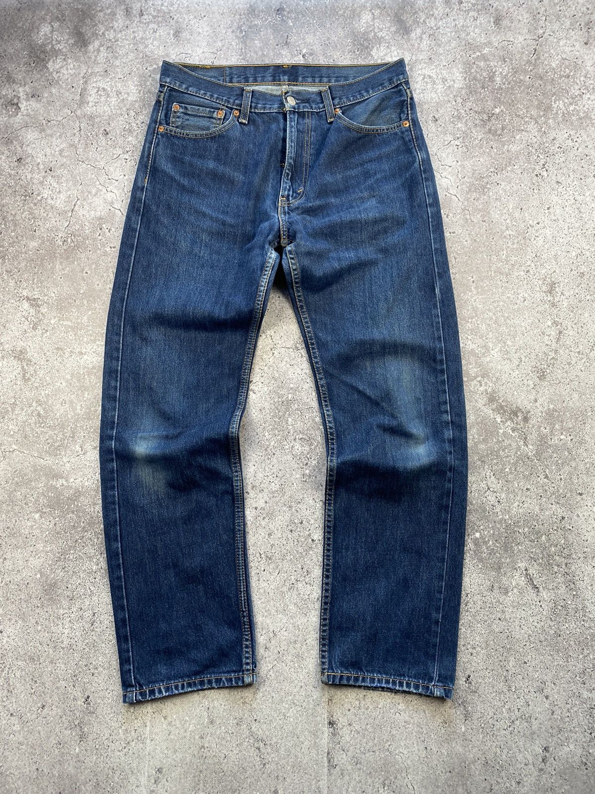 Japanese Brand × Levi's × Vintage Vintage y2k Levis 505 Baggy Washed Blue Jeans 33x32 Size US 33 - 1 Thumbnail