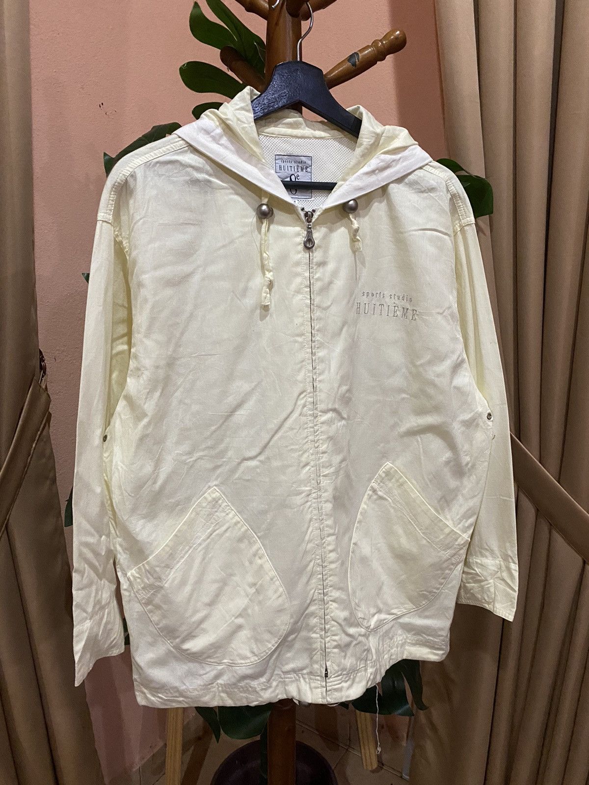 Japanese Brand VINTAGE HUITIME LINEN ZIPPER HOODIE Size US M / EU 48-50 / 2 - 10 Thumbnail