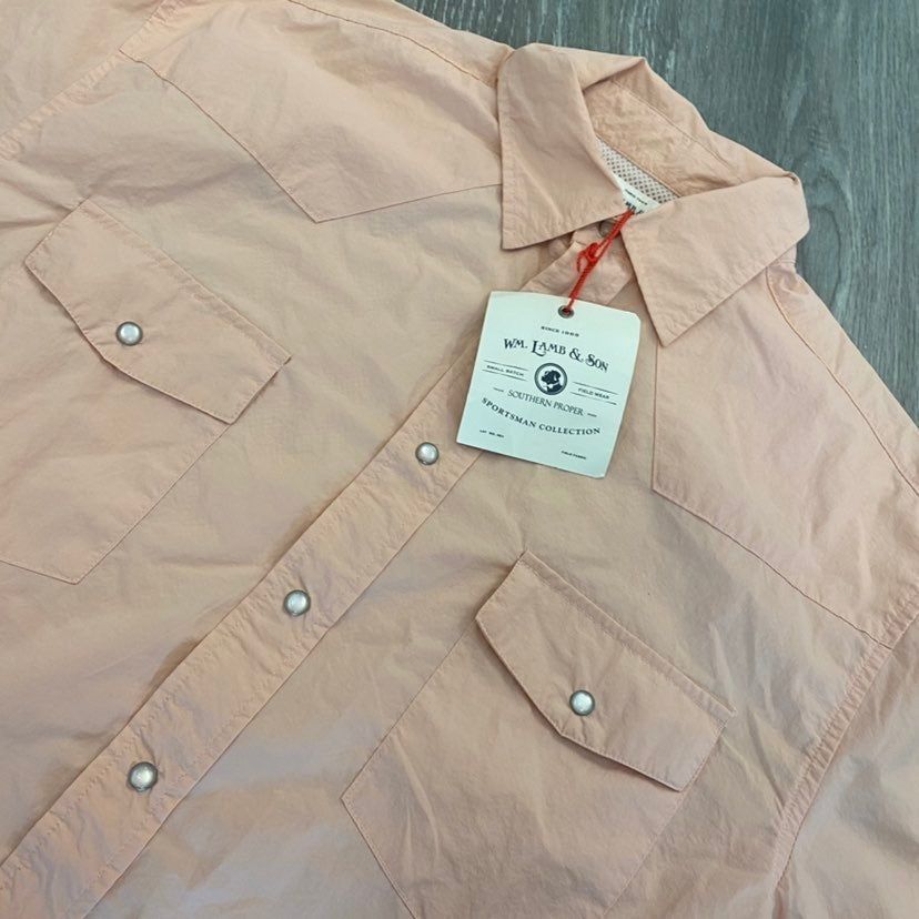 Southern Proper NWT Southern Proper Peach Shirt Men Medium G-21 Size US M / EU 48-50 / 2 - 3 Thumbnail