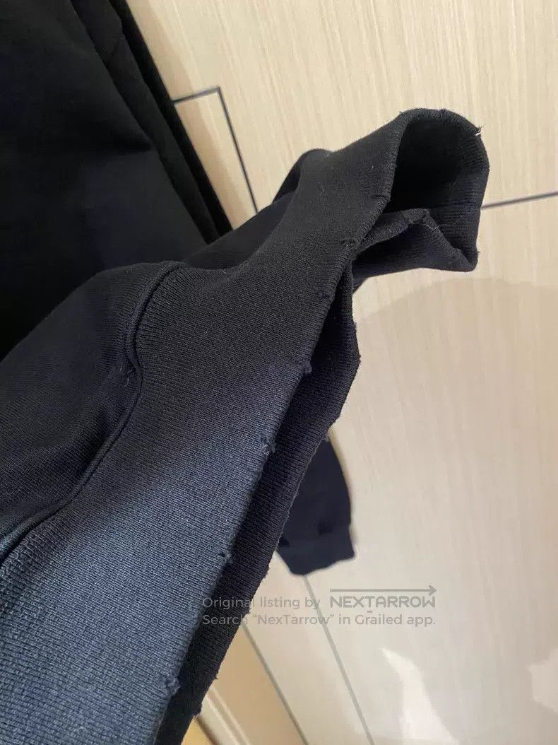 Givenchy Givenchy Black Distressed Hooded Sweatshirt Size US M / EU 48-50 / 2 - 8 Thumbnail