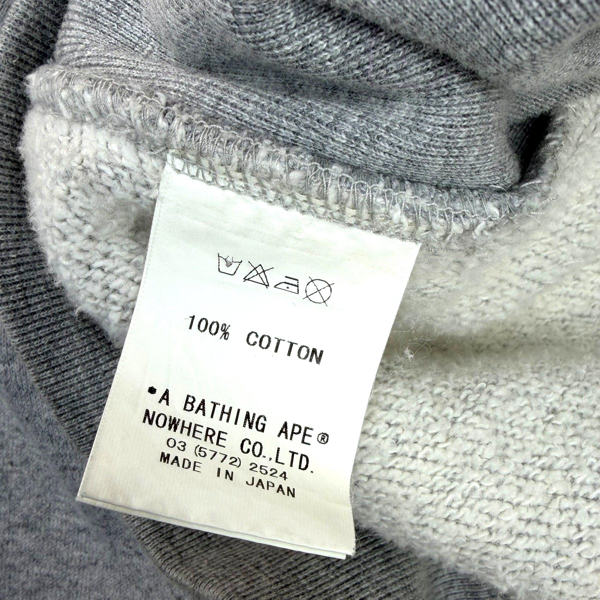 Bape Bape x Kaws ASNKA Logo Full-Zip Hoodie Grey L Size US L / EU 52-54 / 3 - 6 Thumbnail