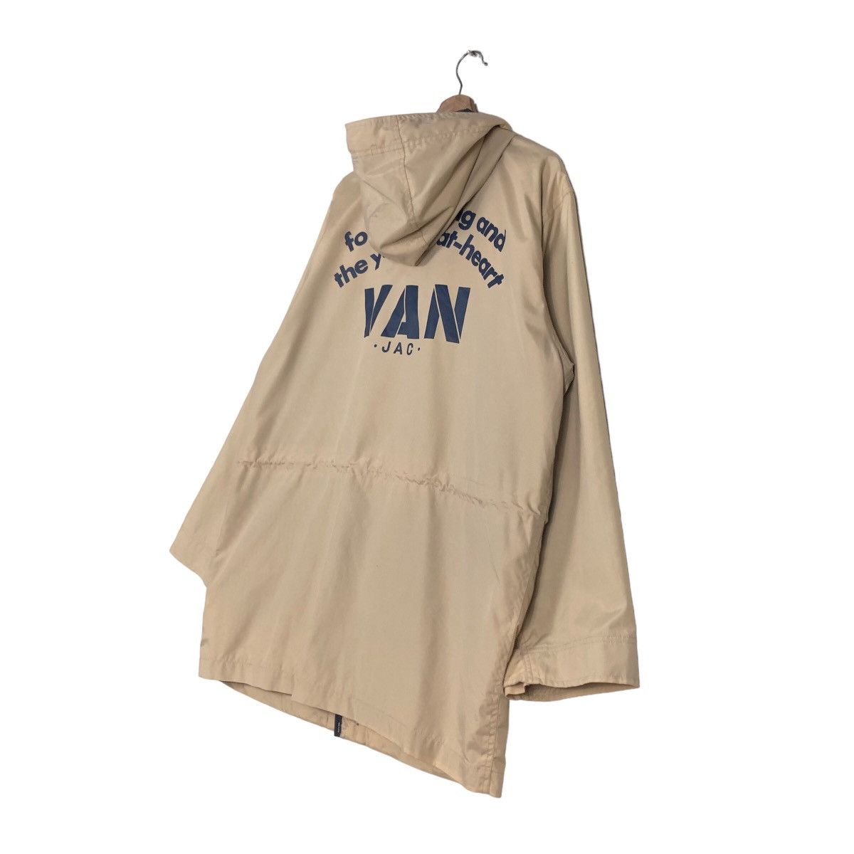 Japanese Brand 🔥Vintage Biker Jacket Van Jac Big Logo Spell Out Backhit Size US L / EU 52-54 / 3 - 10 Thumbnail