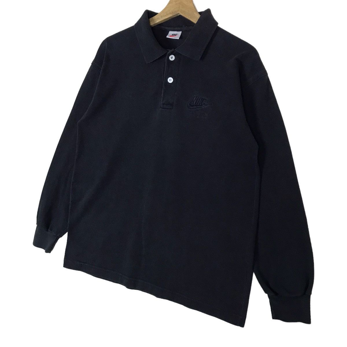Nike Vintage Nike Polo Long Sleeve Shirt Size US M / EU 48-50 / 2 - 5 Thumbnail