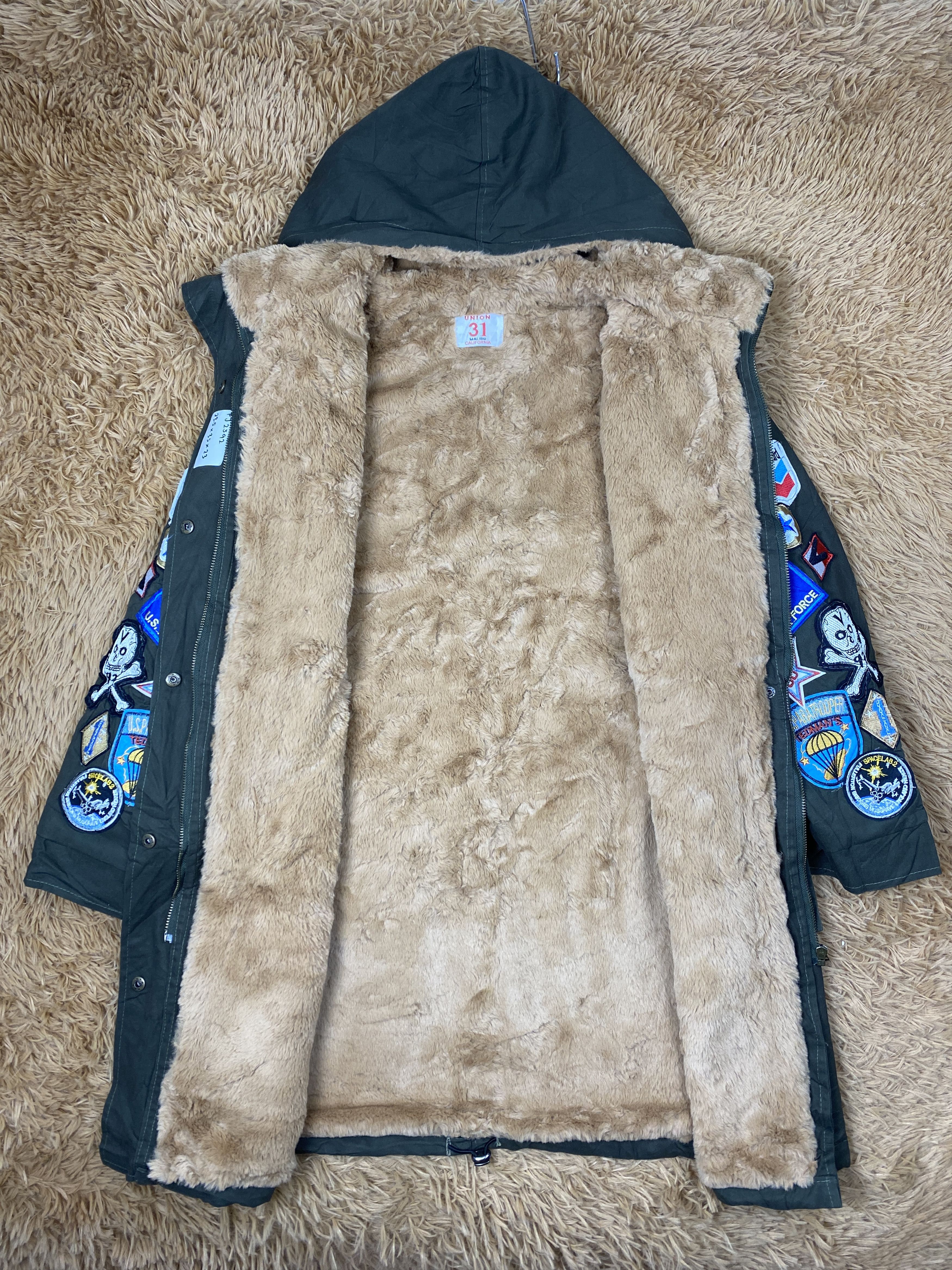 Vintage Vintage Union 31 Malibu Military Fleece Lining Parkas Jacket Size US M / EU 48-50 / 2 - 6 Thumbnail