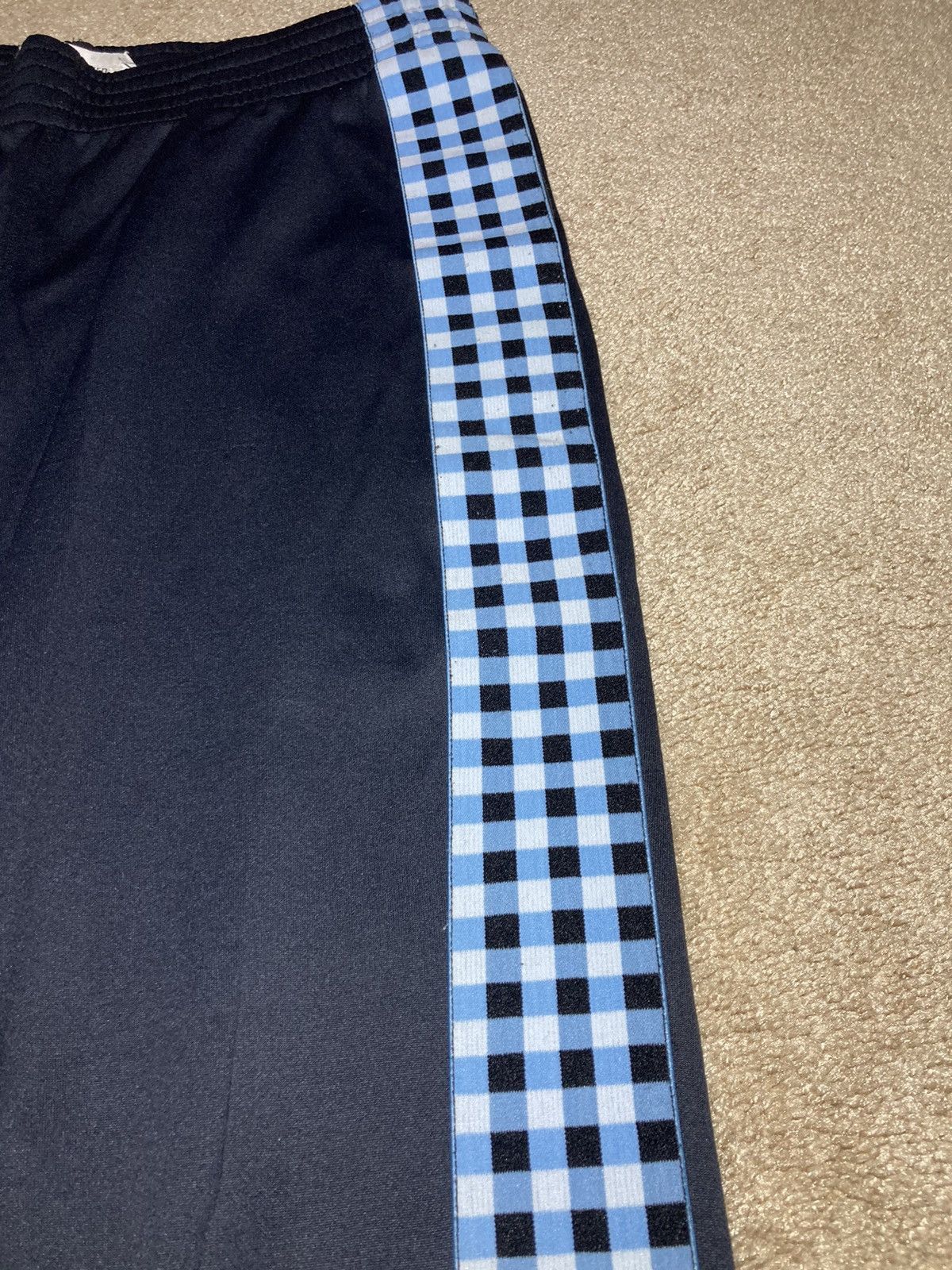 Wales Bonner FW18 Wales Bonner Black Check Track Pants Cropped 2018 Plaid Size US 30 / EU 46 - 4 Thumbnail
