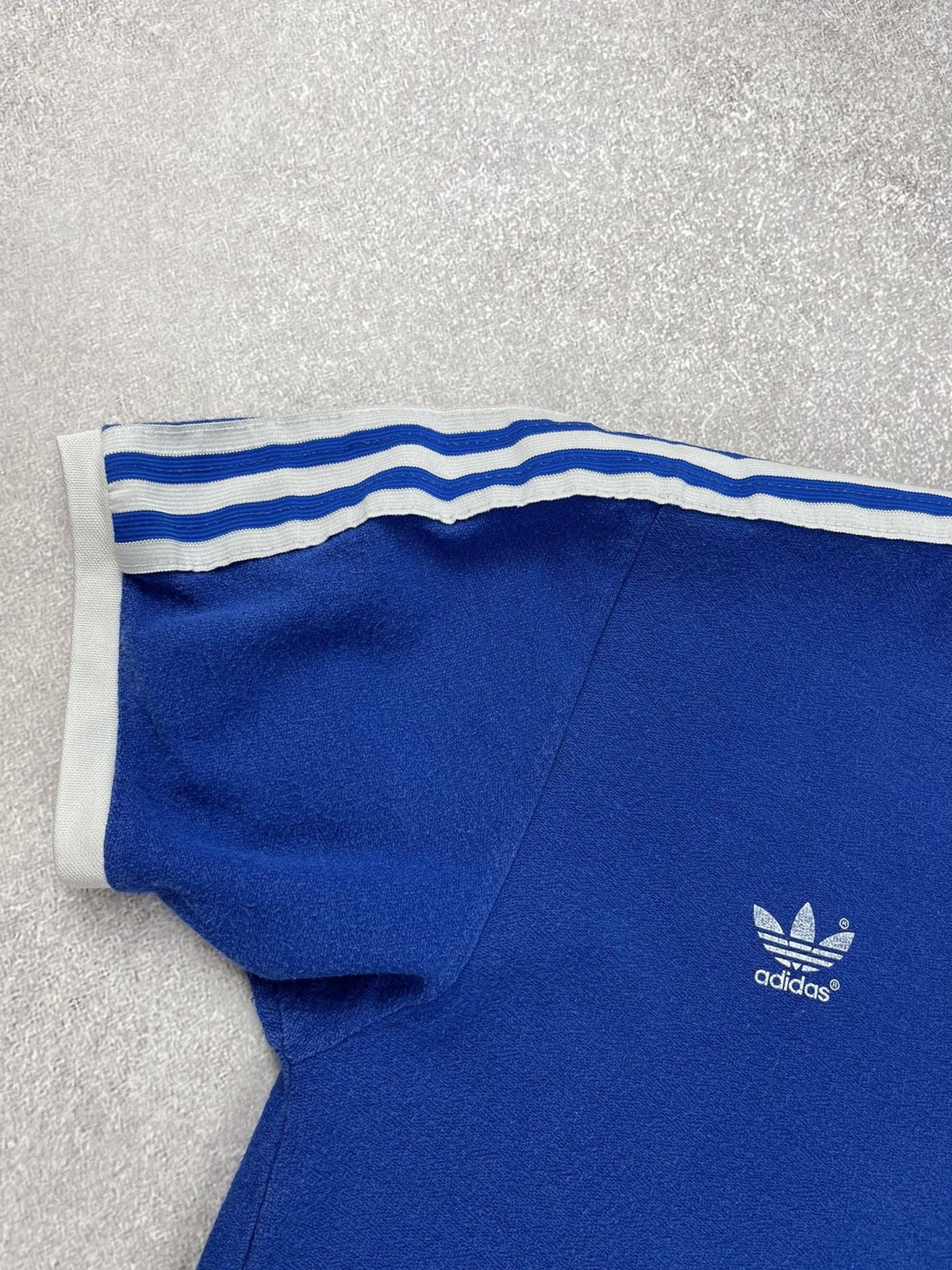 Adidas Vintage 70’s 80’s Adidas Soccer Jersey Made in West Germany Size US L / EU 52-54 / 3 - 7 Thumbnail