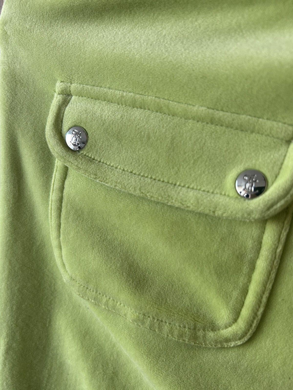 Juicy Couture × Vintage Vintage swetpants juicy couture velor green y2k Size 26" / US 2 / IT 38 - 8 Thumbnail