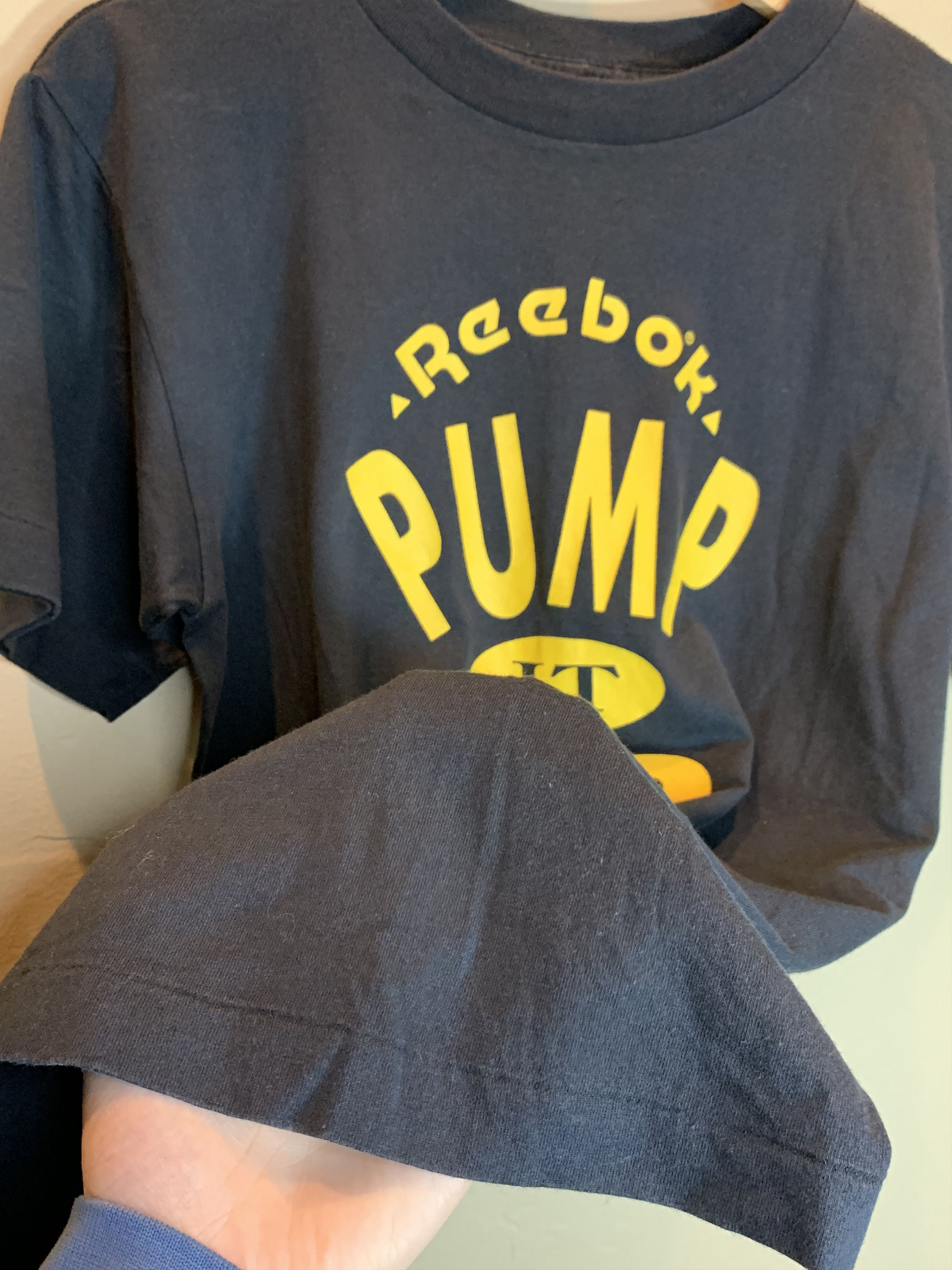 Reebok *RARE* Vintage 80s Reebok Pump It Up Single Stitch T-Shirt Size US L / EU 52-54 / 3 - 4 Thumbnail