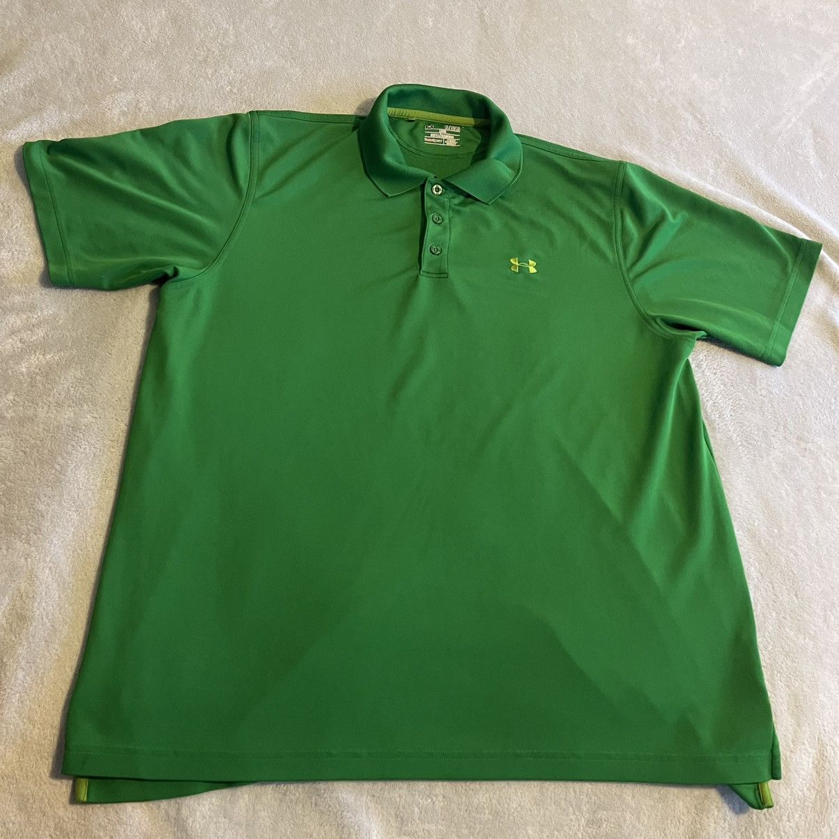 Under Armour Under Armour Shirt Men XL Green Polo Golf Loose Heatgear Size US XL / EU 56 / 4 - 1 Thumbnail