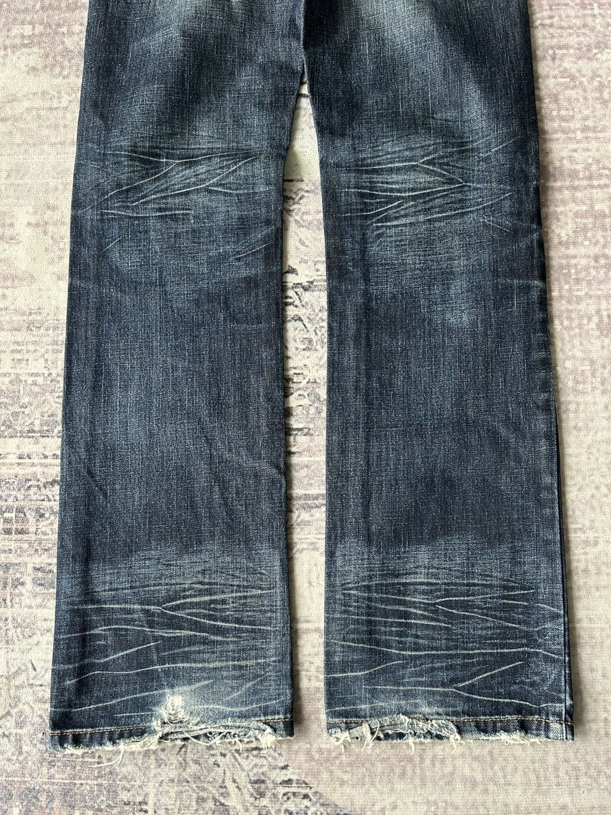 Marithe + Francois Girbaud MFG Y2K Mudwash Jeans Size US 30 / EU 46 - 7 Thumbnail