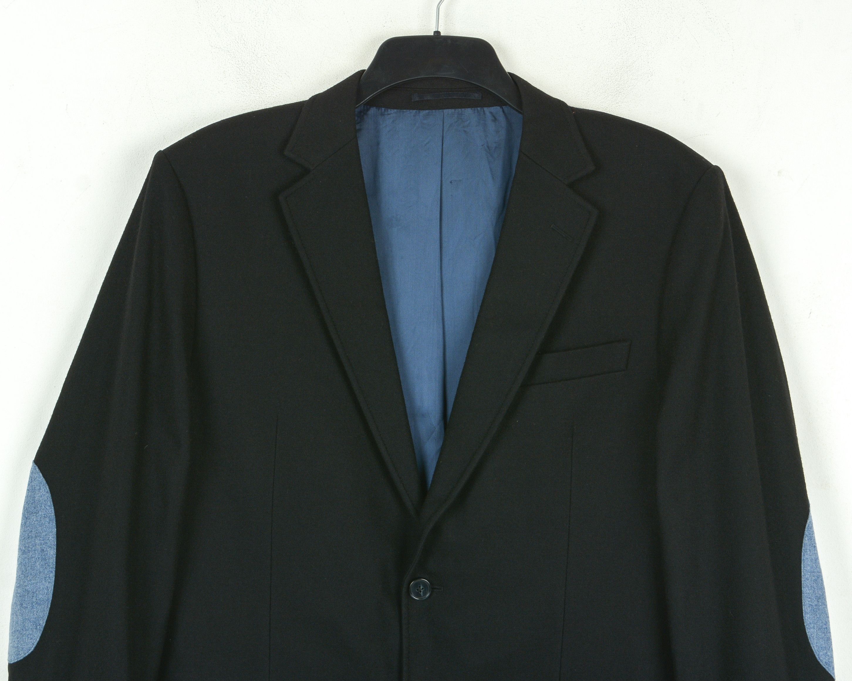 Gant Blazer Wool Blend Jacket M Suit Patched Elbows UK 42 US Size 42R - 2 Thumbnail