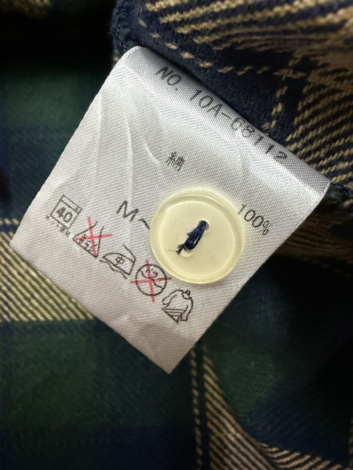 Japanese Brand VINTAGE T’bis STUDIO CHEKERED FLANNEL BUTTON UP LONG SHIRT Size M / US 6-8 / IT 42-44 - 6 Thumbnail