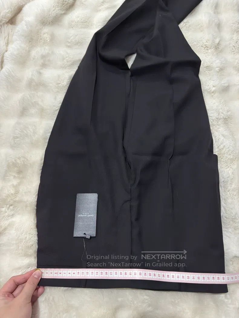 Saint Laurent Paris Saint Laurent Paris Men's Wool Suit Pants Size US 30 / EU 46 - 5 Thumbnail