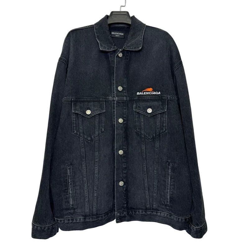 Balenciaga Balenciaga Year of the Tiger Black wash jeans Coat Size US M / EU 48-50 / 2 - 1 Thumbnail