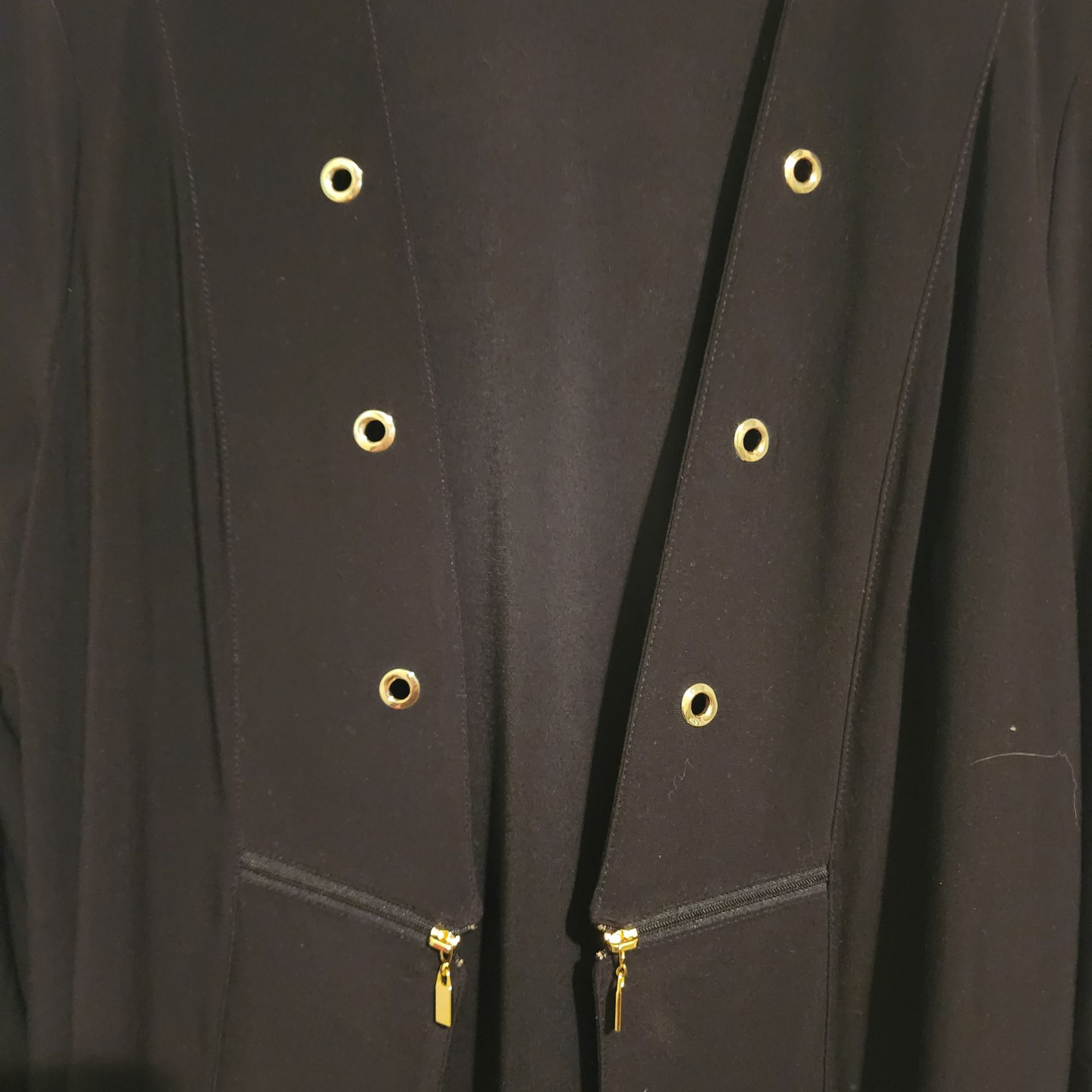 Other PICADILLY Black Gold Blazer Type Jacket Womens size M Size M / US 6-8 / IT 42-44 - 2 Thumbnail