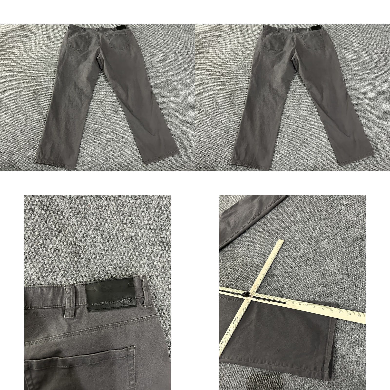 English Laundry VINTAGE English Laundry Pants Mens 40x32 Brown Stretch Chino 5 Pocket Straight Casual Size US 40 / EU 56 - 8 Thumbnail