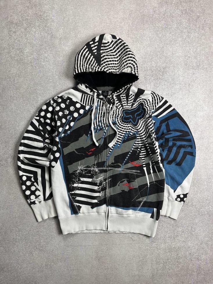 Other Vintage Fox Racing Boxy Zip Hoodie Y2K L Size US L / EU 52-54 / 3 - 1 Thumbnail
